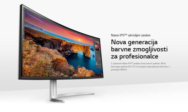 Monitor LG 40WP95CP-W UltraWide™ 5K2K, 40",IPS,21:9,5120x2160,DP,USB-C,HDMI,THUNDERBOLT - Image 2