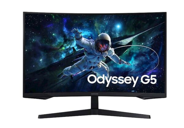 Monitor Samsung G55C Odyssey G5 ukrivljen, 27", VA, 2560x1440, DP, HDMI