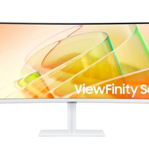 Monitor Samsung S65TC ViewFinity S6 ukrivljen, 34", VA, 3440x1440, HDMI,DP, USB, Thunderbolt, bel