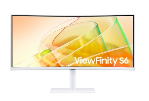 Monitor Samsung S65TC ViewFinity S6 ukrivljen, 34", VA, 3440x1440, HDMI,DP, USB, Thunderbolt, bel