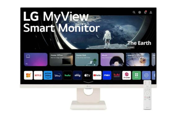 Monitor LG Smart 27SR50F-W, 27", IPS, 16:9, 1920x1080, 2xHDMI, Zvočniki