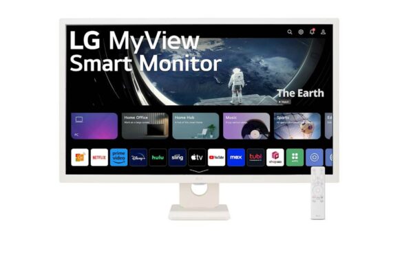 Monitor LG SMART 32SR50F-W, 32", IPS, 16:9, 1920x1080, 2x HDMI, Zvočniki