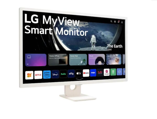 Monitor LG SMART 32SR50F-W, 32", IPS, 16:9, 1920x1080, 2x HDMI, Zvočniki - Image 2