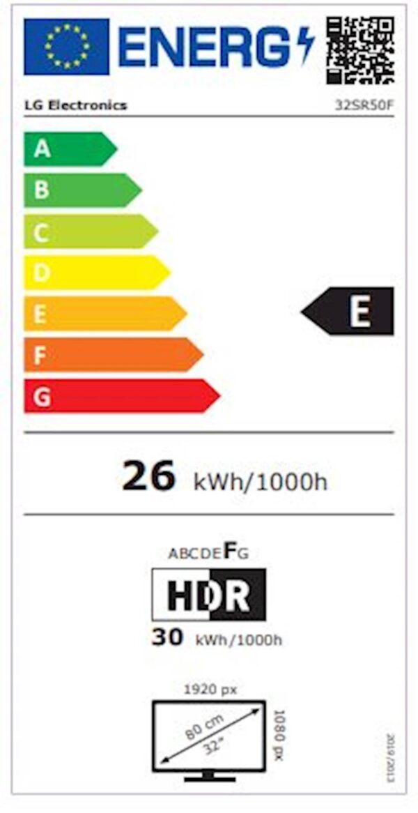 Monitor LG SMART 32SR50F-W, 32", IPS, 16:9, 1920x1080, 2x HDMI, Zvočniki - Image 6
