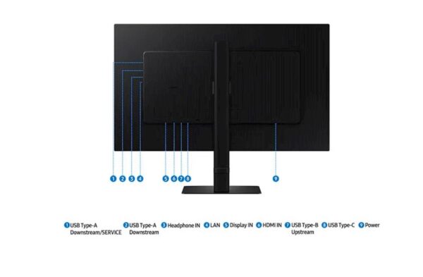 Monitor Samsung B2B S80UD, 27'', IPS, 16:9, 3840x2160, DP, HDMI, 3xUSB, USB-C - Image 4