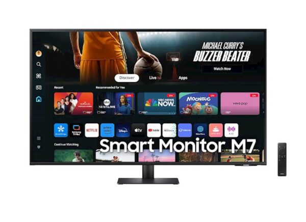 Monitor Samsung Smart M7 M70D UHD, 43", VA, 16:9, 3840X2160, 2x HDMI, USB-C, BT,Wi-Fi