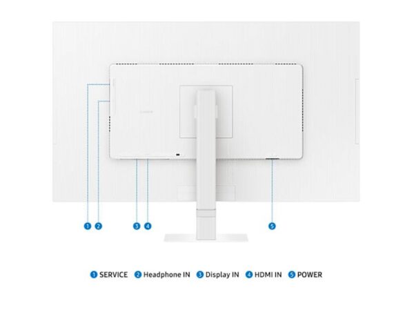 Monitor Samsung ViewFinity S7 S70D UHD monitor, 32',3840 x 2160, VA, HDMI, DP - Image 3