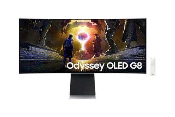 Monitor Samsung Odyssey OLED G8 G85SD Ultra WQHD, 34", OLED, 21:9, 3440x1440, 175Hz, DP, HDMI, SMART