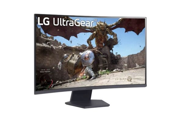 Monitor LG 32GS60QC UltraGear™ Gaming, 32', VA, 2560x1440, 180Hz, 2x HDMI, DP