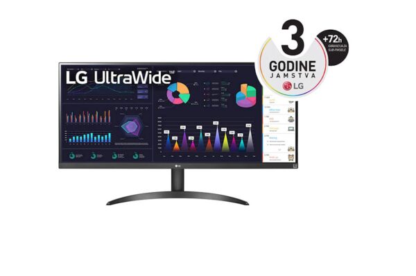 Monitor LG 34WQ500-B UltraWide™, 34", IPS, 2560x1080