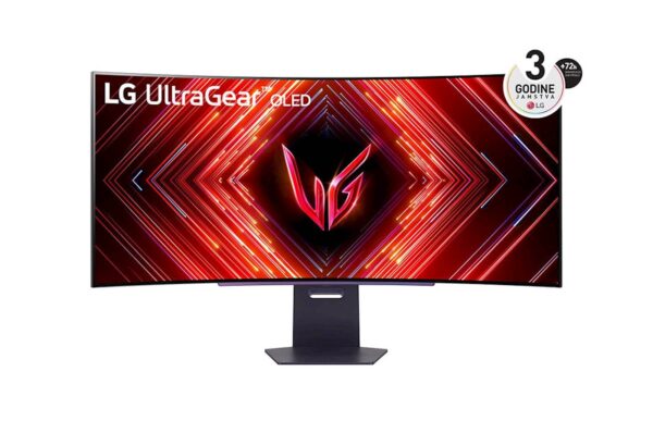 Monitor LG OLED 45GS95QE-B CURVED, 44,5", 3440x1440, 2x HDMI, DP, USB