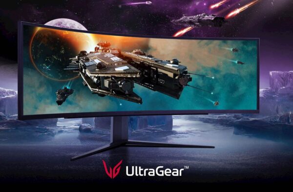 Monitor LG 49" 49GR85DC-B UltraGear ukrivljen, 5120x1440, 2x HDMI, DP, 240Hz - Image 4