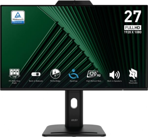 Zaslon MSI PRO MP272PMG / 27" / FHD / IPS / 120Hz / 1ms (MPRT) / črn