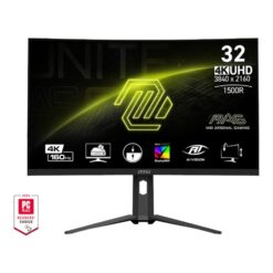 Zaslon MSI MAG 321CUP 31.5" / UHD / 160Hz / 1ms (MPRT) (črn)