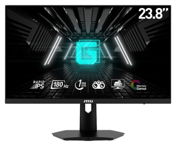 Zaslon MSI G244F E2 / 23.8" / FHD / 180Hz / 1ms / IPS rapid / črn