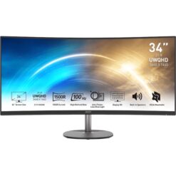Zaslon MSI PRO MP341CQ 34.18" / UWQHD / 100Hz / 1ms MPRT / Ukrivljen / črn