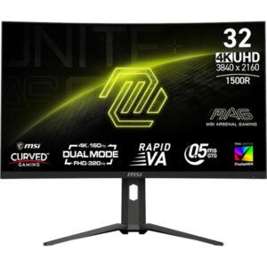 Zaslon MSI MAG 321CUPDF / 31.5" / UHD / VA / 160Hz / 0.5ms (GtG) / črn