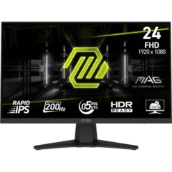Zaslon MSI MAG 244F / 23.8" / FHD / IPS / 200Hz / 0.5ms (GtG) / črn