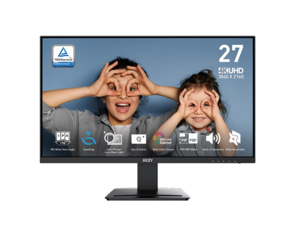 Zaslon MSI PRO MP273U / 27" / UHD / IPS / 60Hz / 4ms (GtG) / črn