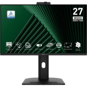 Zaslon MSI PRO MP275QPDG / 27" / WQHD / IPS / 100Hz / 1ms (MPRT) / črn - nastavljiv po višini - PD 98W