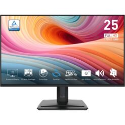 Zaslon MSI PRO MP251 E2 / 24.5" / FHD / IPS / 120Hz / 1ms (MPRT) / črn