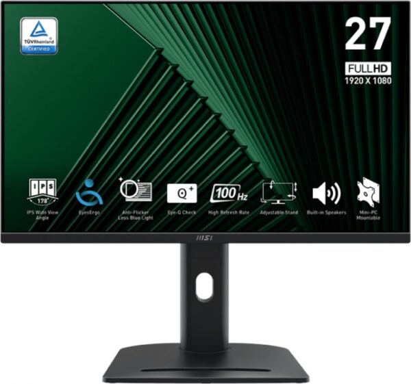 Zaslon MSI PRO MP275PG E14 / 27" / FHD / IPS / 144Hz / 1ms (MPRT) / črn