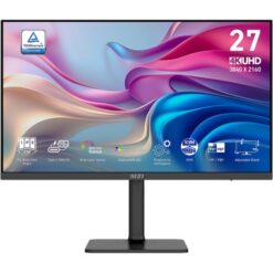 Zaslon MSI Modern MD272UPHG / 27" / UHD / IPS / 60Hz / 4ms (GtG) / KVM / črn - nastavljiv po višini - PD 98W