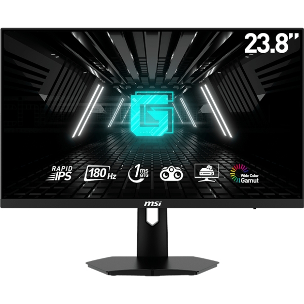 Zaslon MSI G244F E2 / 23.8" / FHD / 180Hz / 1ms / IPS rapid / črn