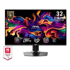 Zaslon MSI MAG 321UP QD-OLED 31.5" / UHD / 165Hz / 0,03ms (GTG) / črn - nastavljiv po višini