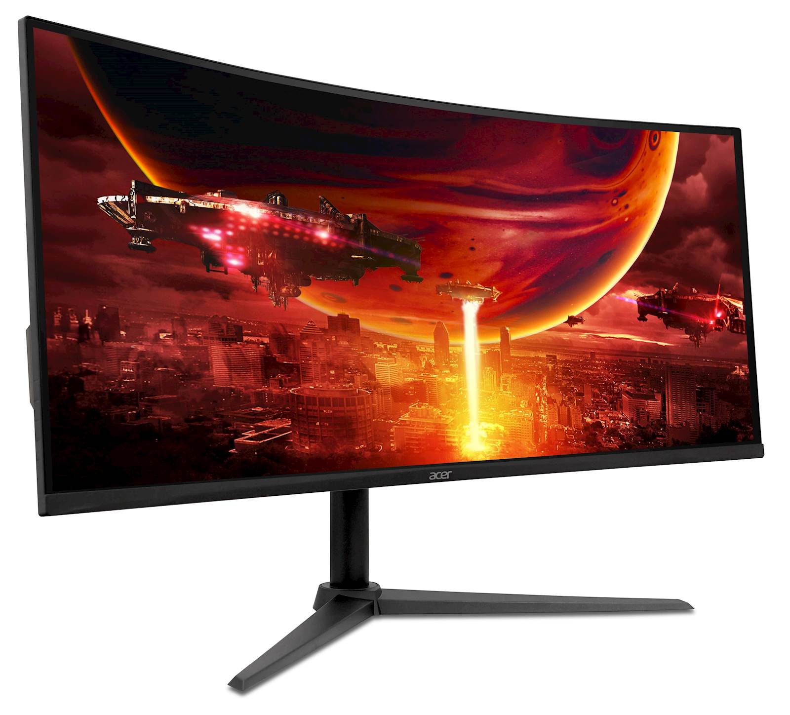 Monitor Acer Nitro ED340CUS3bmiipx 86,36 cm (34 ''), UWQHD VA 1 ms 180 Hz ukrivljen 1500R - slika 2
