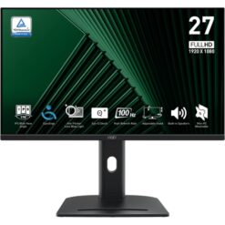 Zaslon MSI PRO MP275PG / 27" / FHD / IPS / 100Hz / 1ms (MPRT) / črn - nastavljiv po višini