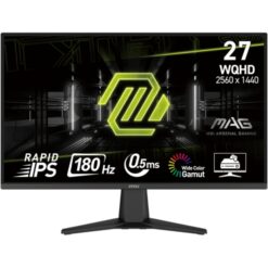 Zaslon MSI MAG 275QF 27" / WQHD / Rapid IPS / 180Hz / 0,5ms GtG (črn)
