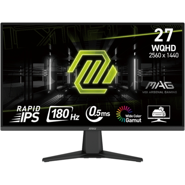 Zaslon MSI MAG 275QF 27" / WQHD / Rapid IPS / 180Hz / 0,5ms GtG (črn)