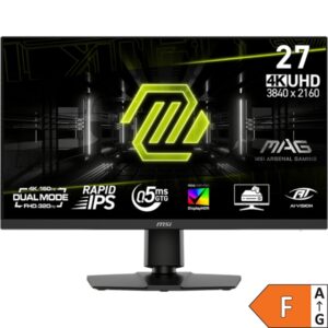 Zaslon MSI MAG 272URDF E16 / 27" / UHD / Rapid IPS / 160Hz / 0.5ms (GtG) / črn - nastavljiv po višini
