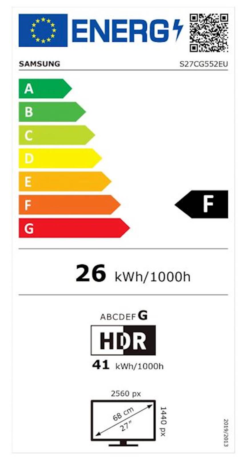 Monitor Samsung 27" G55C Odyssey G5 ukrivljen, VA, 2560x1440, DP, HDMI - slika 5