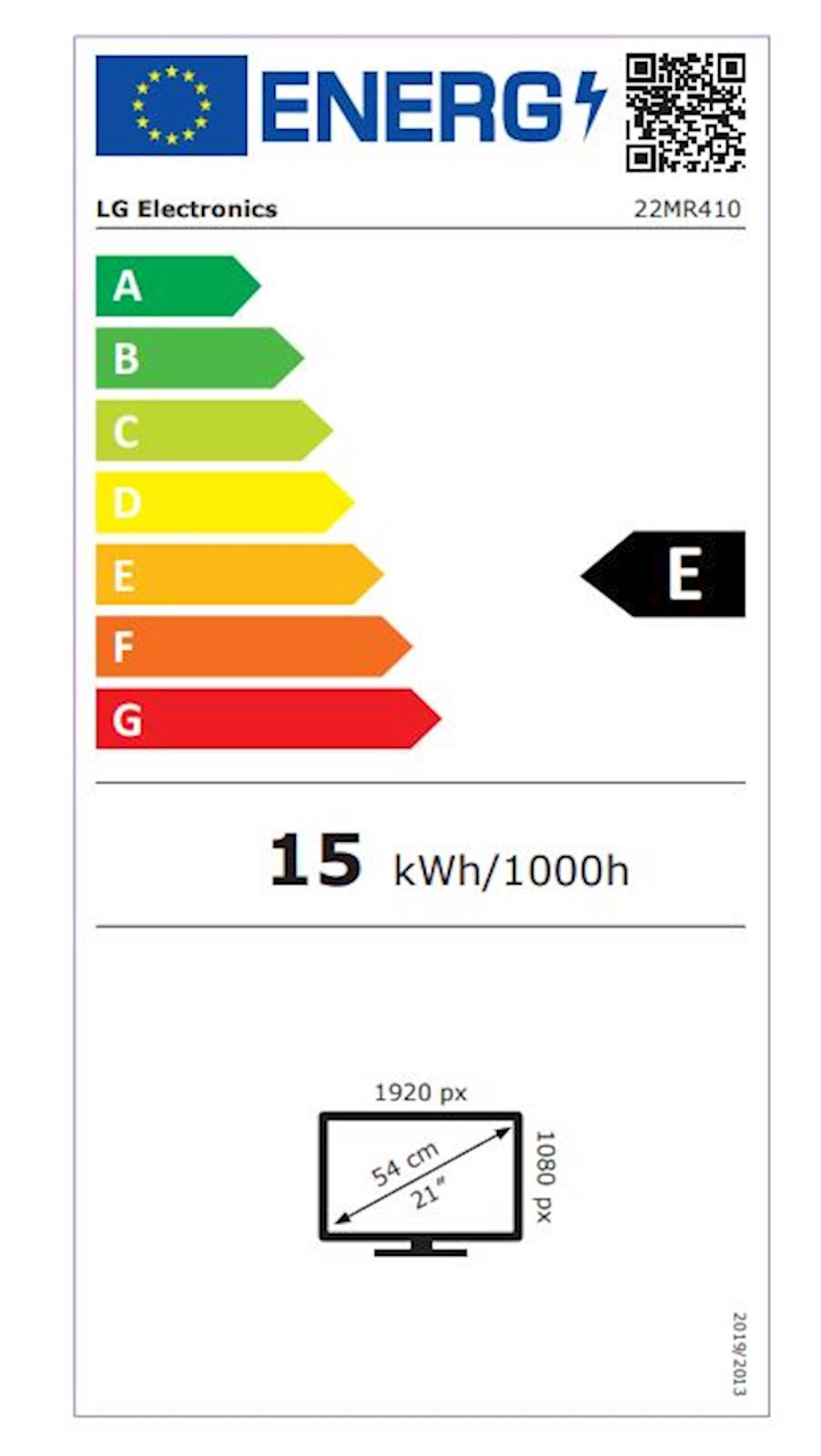 Monitor LG 22" 22MR410-B, VA, HDMI, VGA - slika 3