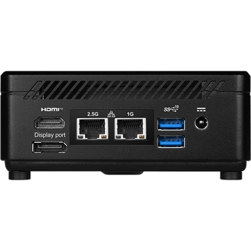 Mini namizni računalnik MSI Cubi 5 1M-440BEU barebone Core 3 / WiFi 6E + BT 5.3 / 1x2.5Gbps + 1x1Gbps (črn) - slika 2