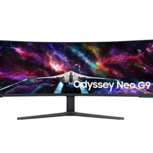 Monitor Samsung 57" G95NC Odyssey Neo G9 ukrivljen, Mini-LED, VA, 7680x2160, 3x HDMI, DP, USB, 240Hz