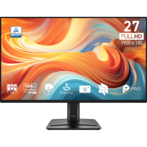 Zaslon MSI PRO MP275 E14L / 68,6 cm (27") / 1920x1080 (FHD) / IPS / 144 Hz / 4 ms (GTG) / 300 nits / 1500:1