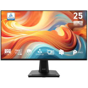 Zaslon MSI PRO MP251 E14L / 24,5" (62,2 cm) / 1920 X 1080 / 144 Hz / 1 ms