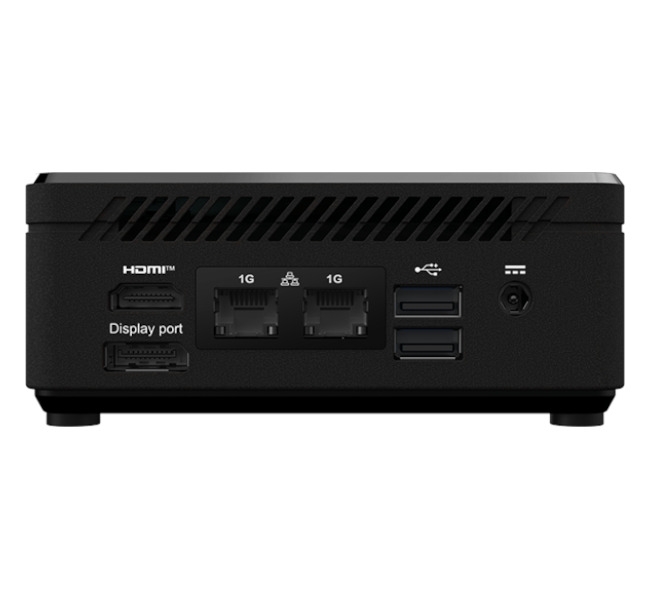 Mini namizni računalnik MSI Cubi N ADL S-225BEU barebone Intel N100 / WiFi 5 + BT 5.0 / 2x1Gbps / črn - slika 7