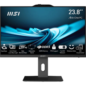 Računalnik All-in-One MSI PRO AP242P 14M Core i3 / 8 GB RAM / 512 GB SSD / 23,8" FHD / Windows 11 Pro (črn)