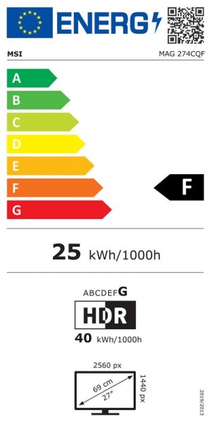 Zaslon MSI MAG 274CQF 27" / WQHD / Rapid VA / 180Hz / 0,5ms GtG (črn) - slika 6