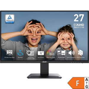 Zaslon MSI PRO MP273U / 27" / UHD / IPS / 60Hz / 4ms (GtG) / črn